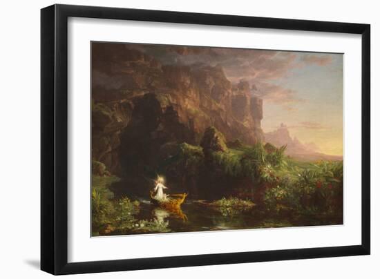 The Voyage of Life: Youth, by Thomas Cole,-Thomas Cole-Framed Art Print