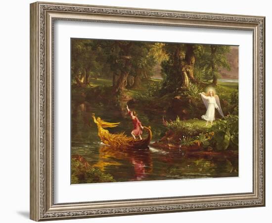 The Voyage of Life: Youth (Detail) 1842 (Oil on Canvas)-Thomas Cole-Framed Giclee Print