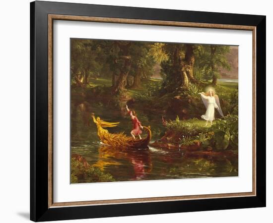 The Voyage of Life: Youth (Detail) 1842 (Oil on Canvas)-Thomas Cole-Framed Giclee Print