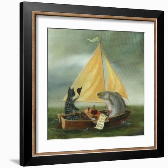 The Voyage of The Antipodean-DD McInnes-Framed Art Print