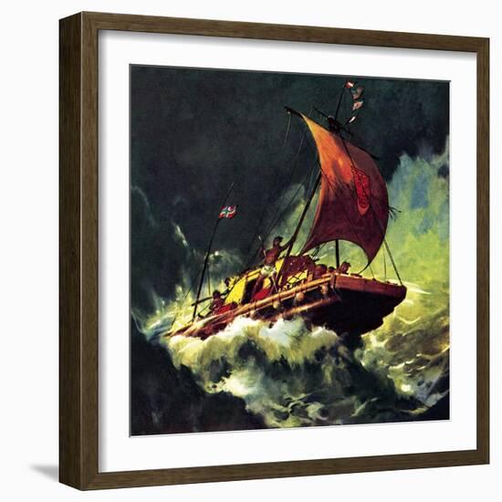 The Voyage of the Kon-Tiki-McConnell-Framed Giclee Print