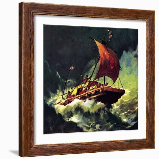 The Voyage of the Kon-Tiki-McConnell-Framed Giclee Print