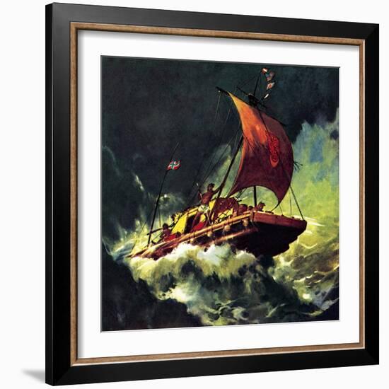 The Voyage of the Kon-Tiki-McConnell-Framed Giclee Print