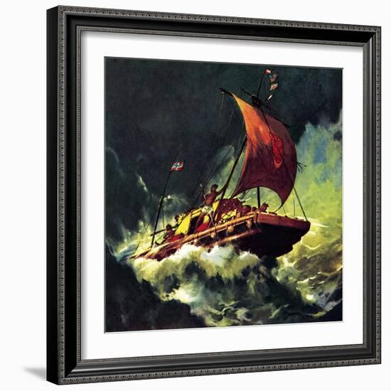 The Voyage of the Kon-Tiki-McConnell-Framed Giclee Print