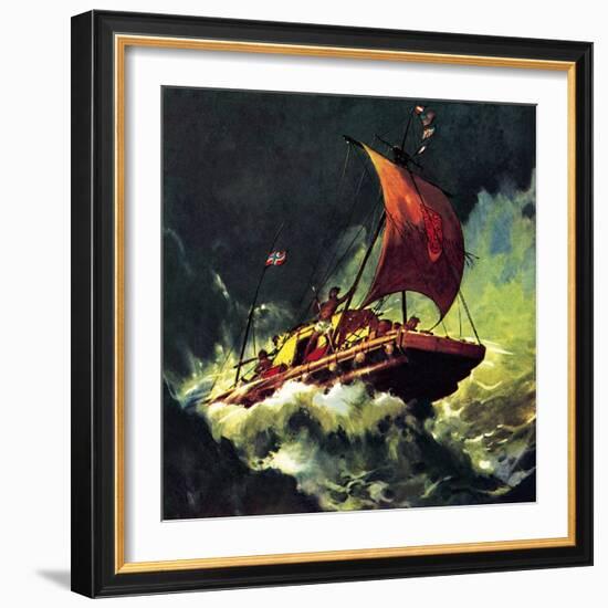 The Voyage of the Kon-Tiki-McConnell-Framed Giclee Print