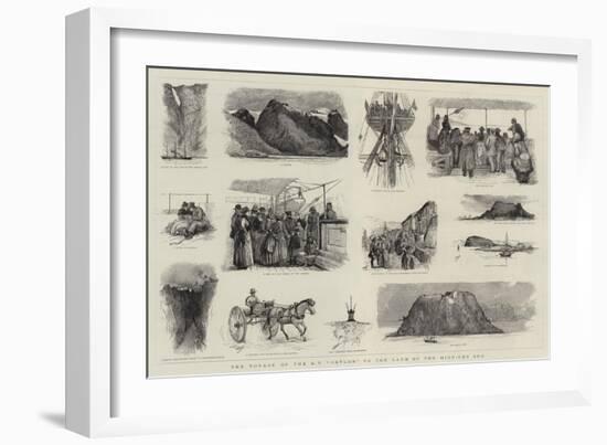 The Voyage of the Sy Ceylon to the Land of the Midnight Sun-null-Framed Giclee Print