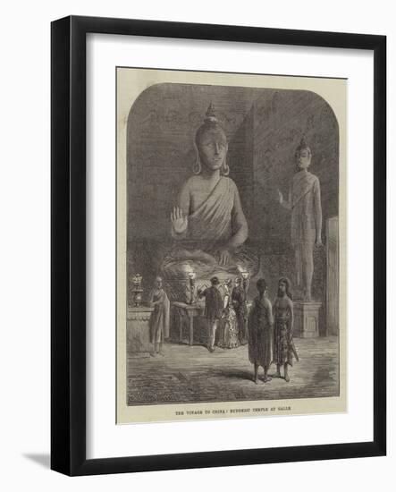 The Voyage to China, Buddhist Temple at Galle-null-Framed Giclee Print