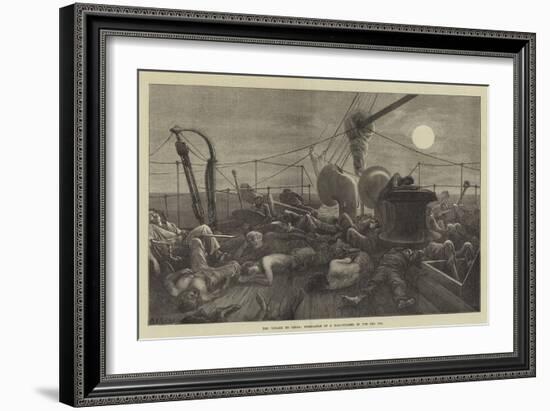 The Voyage to China, Forecastle of a Mail-Steamer in the Red Sea-Matthew White Ridley-Framed Giclee Print