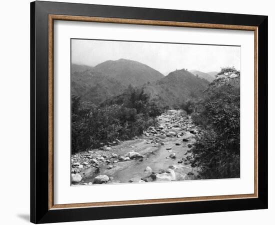 The Wag-River, Castleton, Jamaica, C1905-Adolphe & Son Duperly-Framed Giclee Print