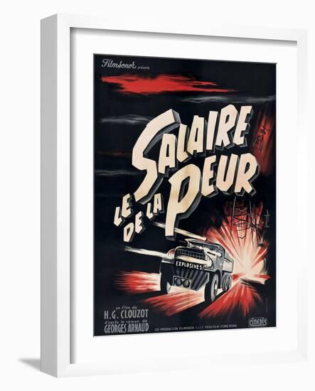 The Wages of Fear 1953 (Le Salaire De La Peur)-null-Framed Giclee Print