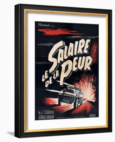 The Wages of Fear 1953 (Le Salaire De La Peur)-null-Framed Giclee Print