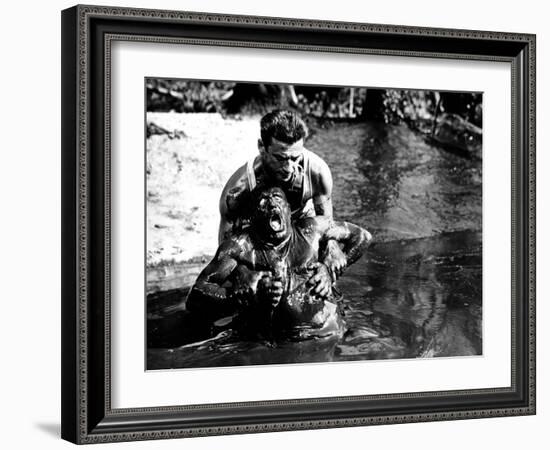 The Wages of Fear, (aka Le Salaire De La Peur), Charles Vanel, Yves Montand, 1953-null-Framed Premium Photographic Print