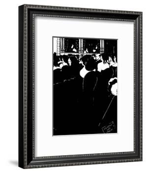The Wagnerites-Aubrey Beardsley-Framed Photographic Print
