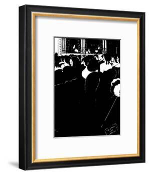 The Wagnerites-Aubrey Beardsley-Framed Photographic Print