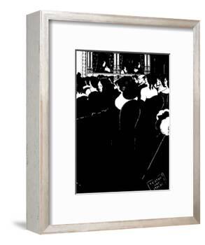 The Wagnerites-Aubrey Beardsley-Framed Photographic Print