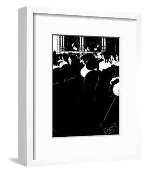 The Wagnerites-Aubrey Beardsley-Framed Photographic Print