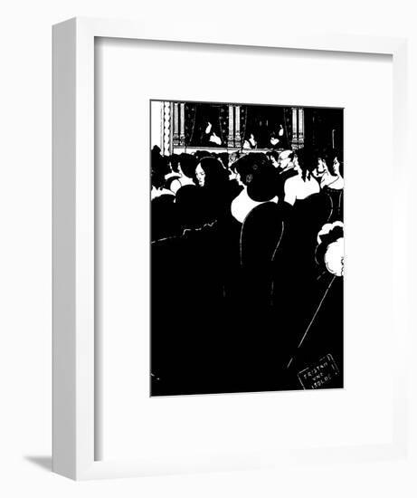 The Wagnerites-Aubrey Beardsley-Framed Photographic Print