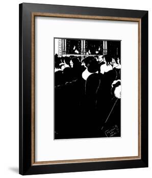 The Wagnerites-Aubrey Beardsley-Framed Photographic Print