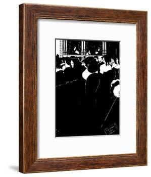 The Wagnerites-Aubrey Beardsley-Framed Photographic Print