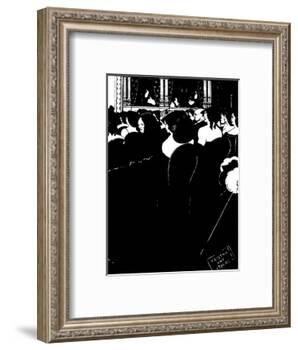 The Wagnerites-Aubrey Beardsley-Framed Photographic Print