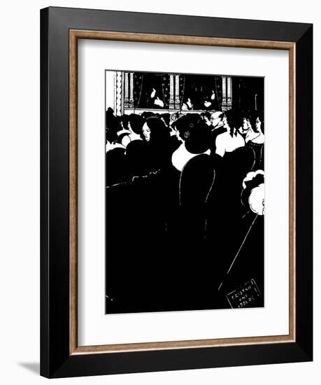 The Wagnerites-Aubrey Beardsley-Framed Photographic Print