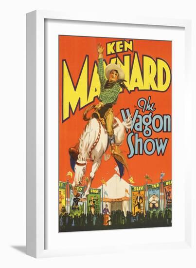 The Wagon Show-null-Framed Art Print