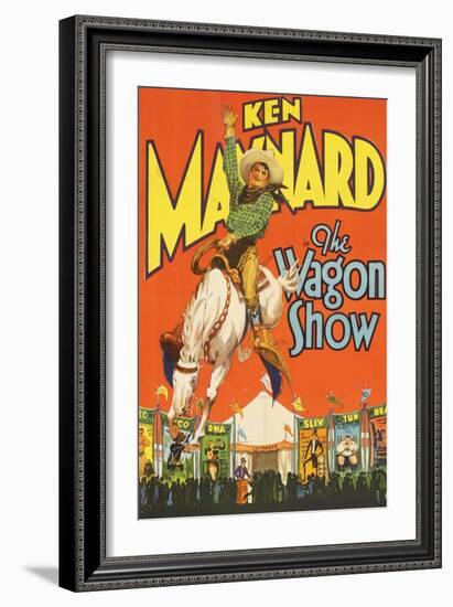 The Wagon Show-null-Framed Art Print