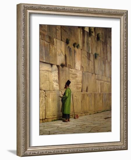 The Wailing Wall, 1880-Jean Leon Gerome-Framed Giclee Print