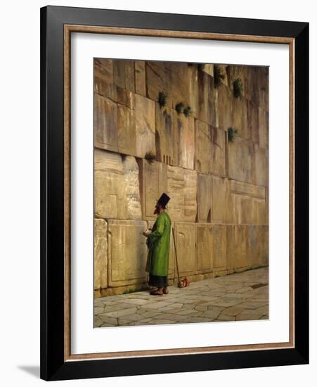 The Wailing Wall, 1880-Jean Leon Gerome-Framed Giclee Print