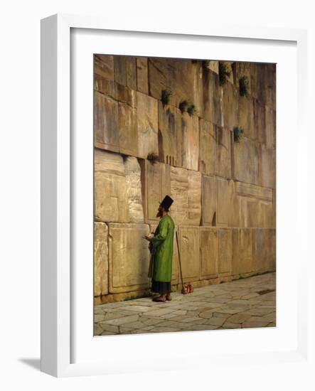 The Wailing Wall, 1880-Jean Leon Gerome-Framed Giclee Print