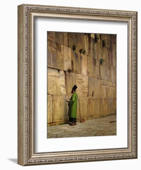 The Wailing Wall, 1880-Jean Leon Gerome-Framed Giclee Print