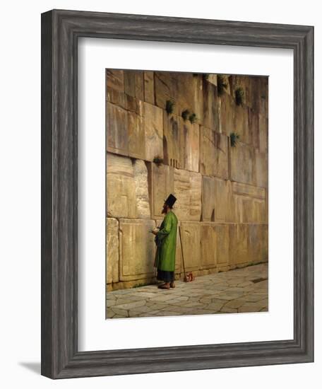 The Wailing Wall, 1880-Jean Leon Gerome-Framed Giclee Print