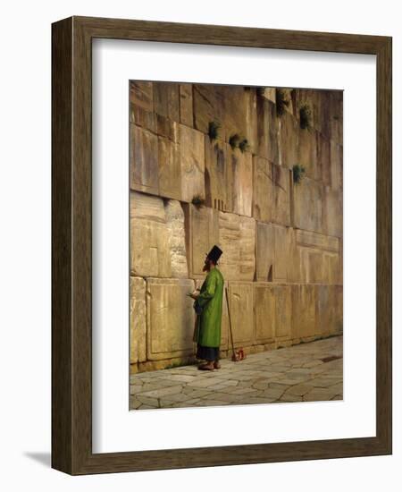 The Wailing Wall, 1880-Jean Leon Gerome-Framed Giclee Print