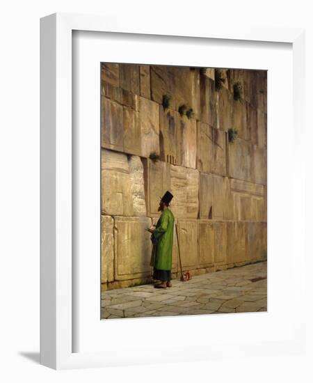 The Wailing Wall, 1880-Jean Leon Gerome-Framed Giclee Print