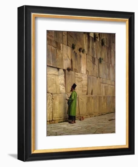 The Wailing Wall, 1880-Jean Leon Gerome-Framed Giclee Print