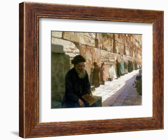 The Wailing Wall, Jerusalem, 19th Century-Visily Ivanovithch Navosoff-Framed Giclee Print