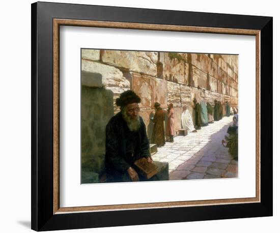 The Wailing Wall, Jerusalem, 19th Century-Visily Ivanovithch Navosoff-Framed Giclee Print