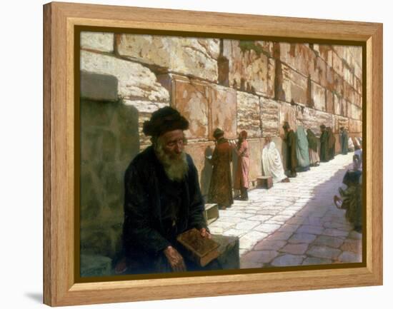 The Wailing Wall, Jerusalem, 19th Century-Visily Ivanovithch Navosoff-Framed Premier Image Canvas