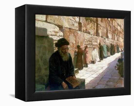 The Wailing Wall, Jerusalem, 19th Century-Visily Ivanovithch Navosoff-Framed Premier Image Canvas