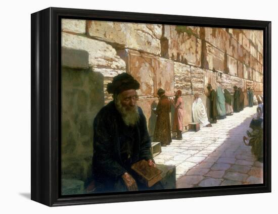 The Wailing Wall, Jerusalem, 19th Century-Visily Ivanovithch Navosoff-Framed Premier Image Canvas