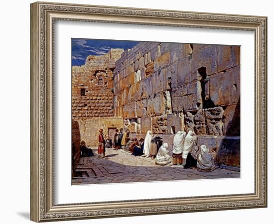 The Wailing Wall, Jerusalem, Israel-Carl Werner-Framed Giclee Print