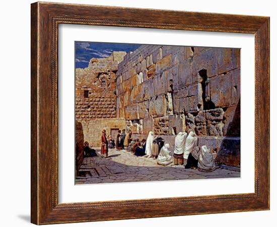 The Wailing Wall, Jerusalem, Israel-Carl Werner-Framed Giclee Print