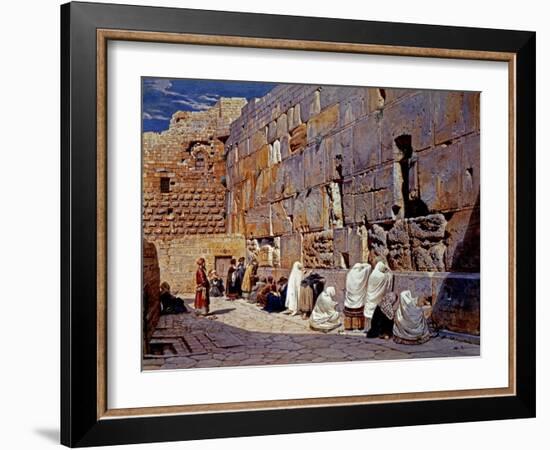 The Wailing Wall, Jerusalem, Israel-Carl Werner-Framed Giclee Print