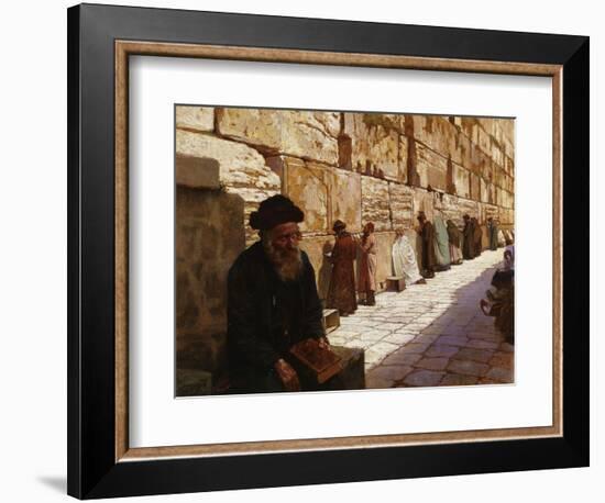 The Wailing Wall, Jerusalem-Wassilij Ivanowitsch Nawasoff-Framed Giclee Print