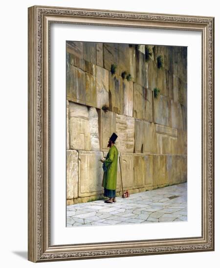 The Wailing Wall, Jerusalem-Jean Leon Gerome-Framed Giclee Print