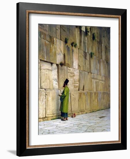 The Wailing Wall, Jerusalem-Jean Leon Gerome-Framed Giclee Print