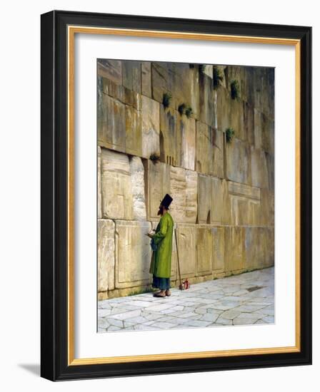 The Wailing Wall, Jerusalem-Jean Leon Gerome-Framed Giclee Print