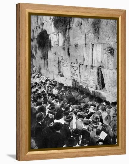 The Wailing Wall, Jerusalem-null-Framed Premier Image Canvas