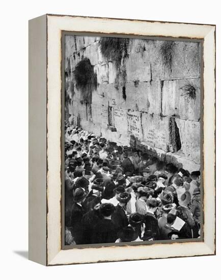 The Wailing Wall, Jerusalem-null-Framed Premier Image Canvas