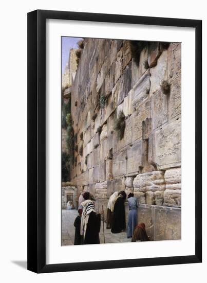 The Wailing Wall-Gustav Bauernfeind-Framed Giclee Print